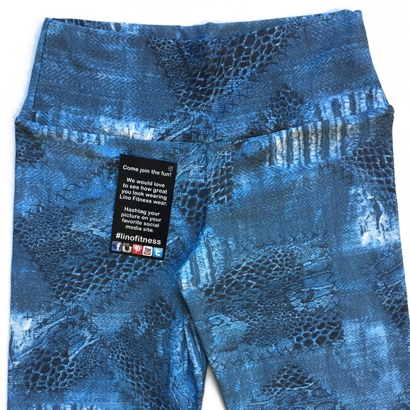 New Animal Print Legging Activewear Sports Running - Picture 3 of 6